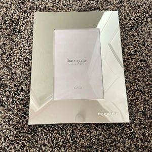Kate Spade 4x6 mirrored Picture Frame